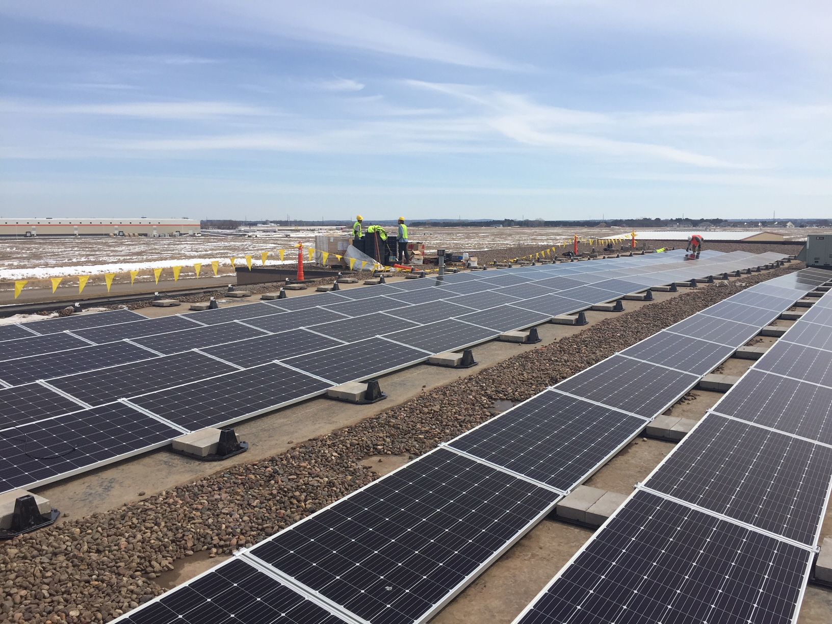 Solar panels at General Beverage